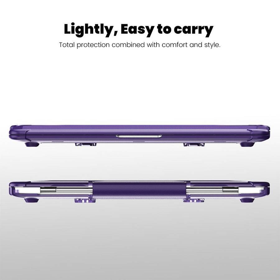 Θήκη για MacBook Sonique Icy με Βάση Στήριξης Apple MacBook Pro 13 2018/2020/2022 Μωβ