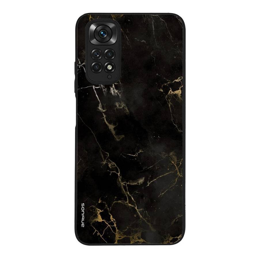 Θήκη Sonique Marble Series για Xiaomi Redmi Note 11 4G / Redmi Note 11S Μαύρο 01