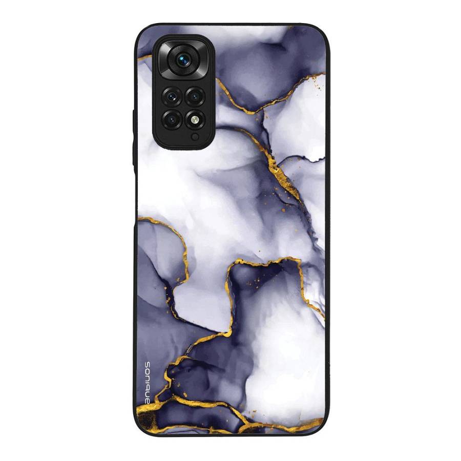 Θήκη Sonique Marble Series για Xiaomi Redmi Note 11 4G / Redmi Note 11S Μωβ Γκρι