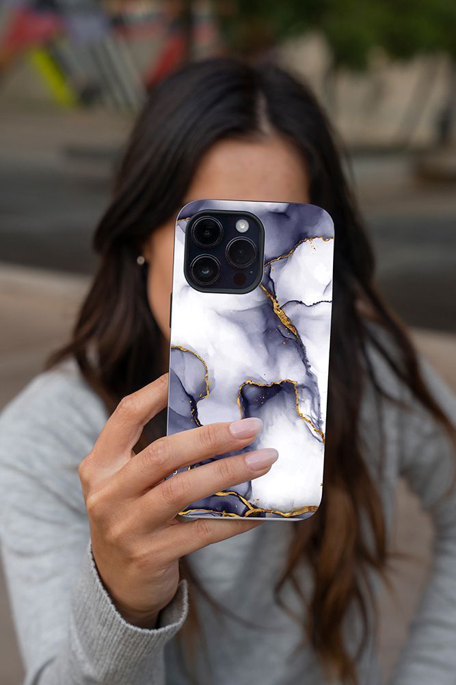 Θήκη Sonique Marble Series για Xiaomi Redmi Note 11 4G / Redmi Note 11S Μωβ Γκρι