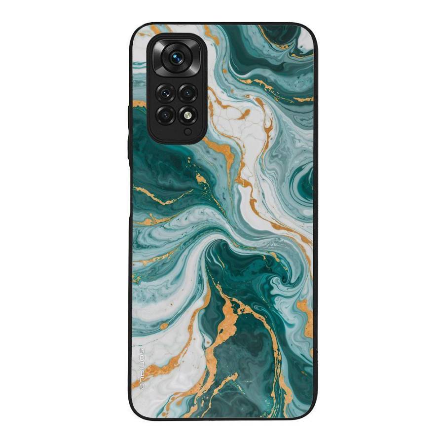 Θήκη Sonique Marble Series για Xiaomi Redmi Note 11 4G / Redmi Note 11S Πράσινο 01
