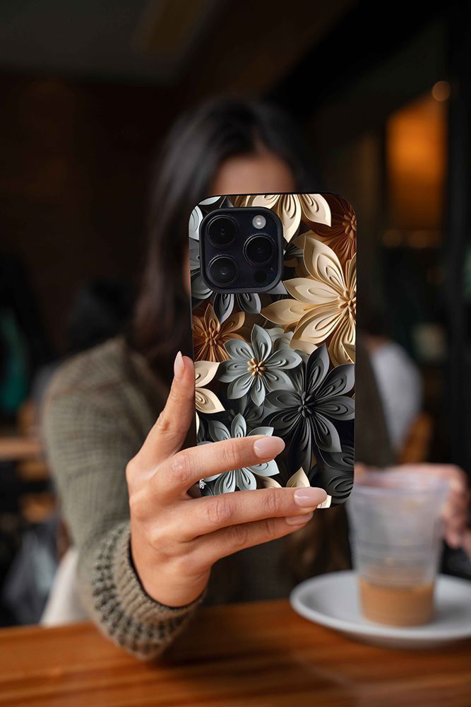 Θήκη Sonique 3D Flower Series για Xiaomi Redmi Note 11 4G / Redmi Note 11S Γκρι