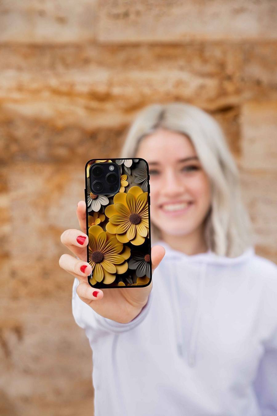 Θήκη Sonique 3D Flower Series για Xiaomi Redmi Note 11 4G / Redmi Note 11S Κίτρινο