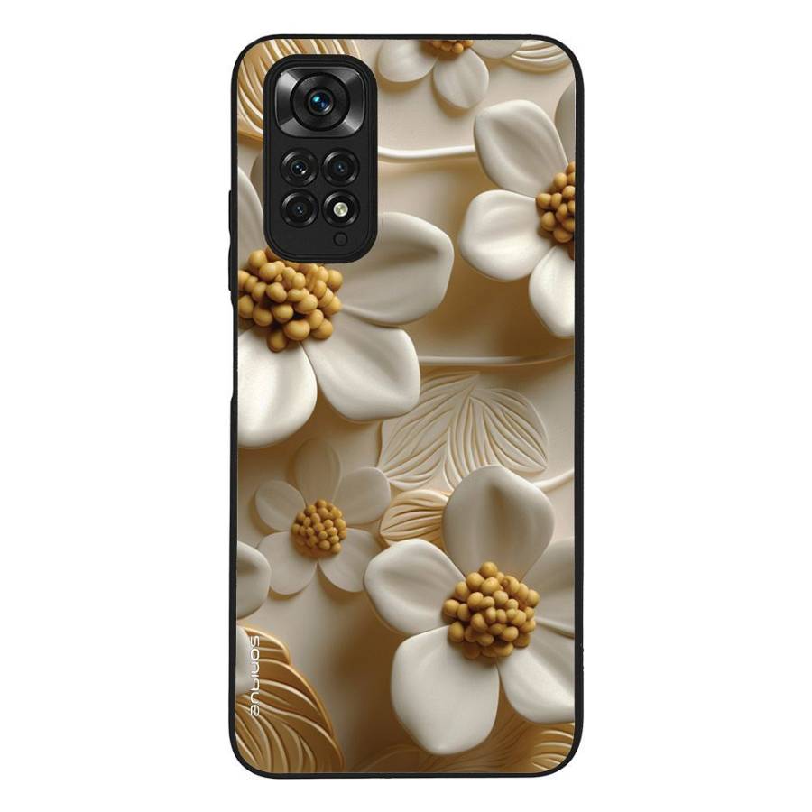 Θήκη Sonique 3D Flower Series για Xiaomi Redmi Note 11 4G / Redmi Note 11S Λευκό