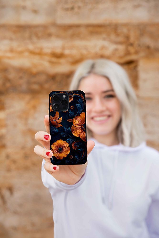 Θήκη Sonique 3D Flower Series για Xiaomi Redmi Note 11 4G / Redmi Note 11S Πορτοκαλί 01