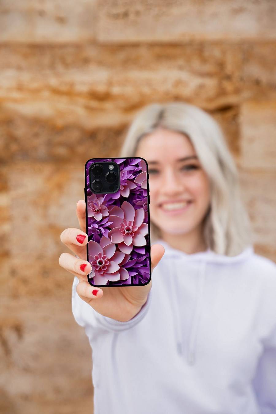Θήκη Sonique 3D Flower Series για Xiaomi Redmi Note 11 4G / Redmi Note 11S Ροζ