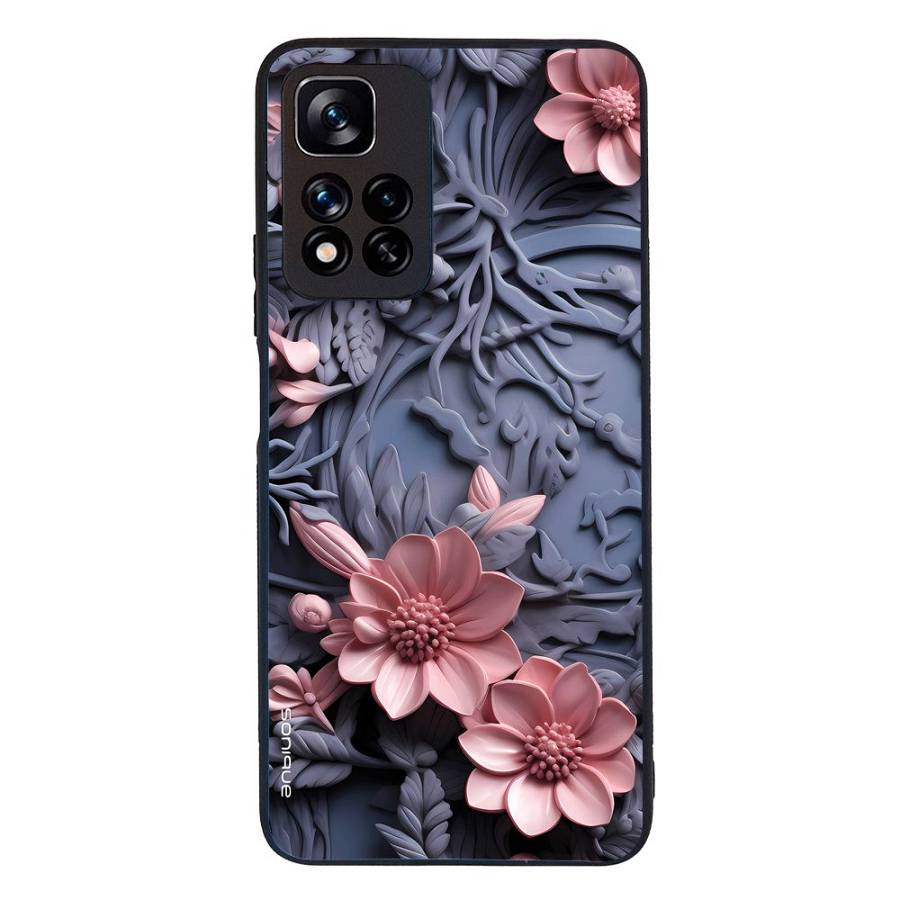 Θήκη Sonique 3D Flower Series για Xiaomi Redmi Note 11 Pro Plus 5G Ροζ 02