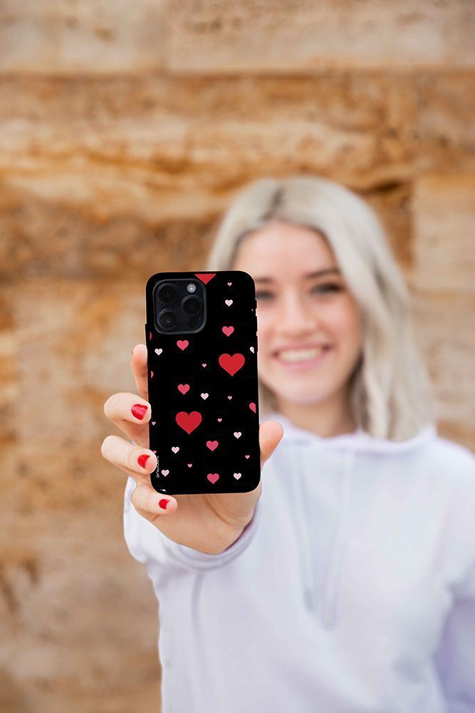 Θήκη Sonique Heart Series για Xiaomi Redmi Note 11 4G / Redmi Note 11S Μαύρο