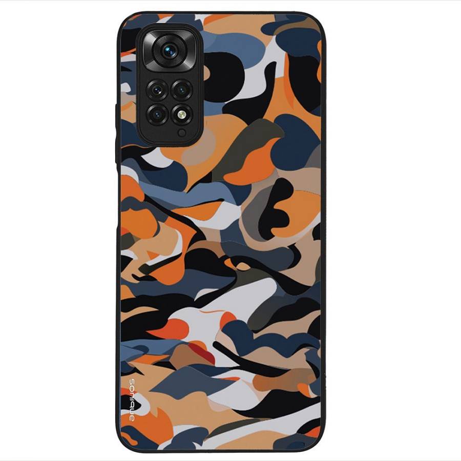 Θήκη Sonique Camouflage Army Series για Xiaomi Redmi Note 11 4G / Redmi Note 11S Πορτοκαλί