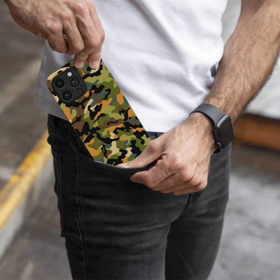 Θήκη Sonique Camouflage Army Series για Xiaomi Redmi Note 11 4G / Redmi Note 11S Πράσινο 01