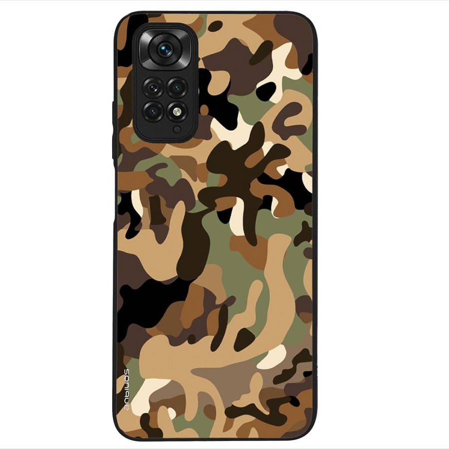 Θήκη Sonique Camouflage Army Series για Xiaomi Redmi Note 11 4G / Redmi Note 11S Καφέ