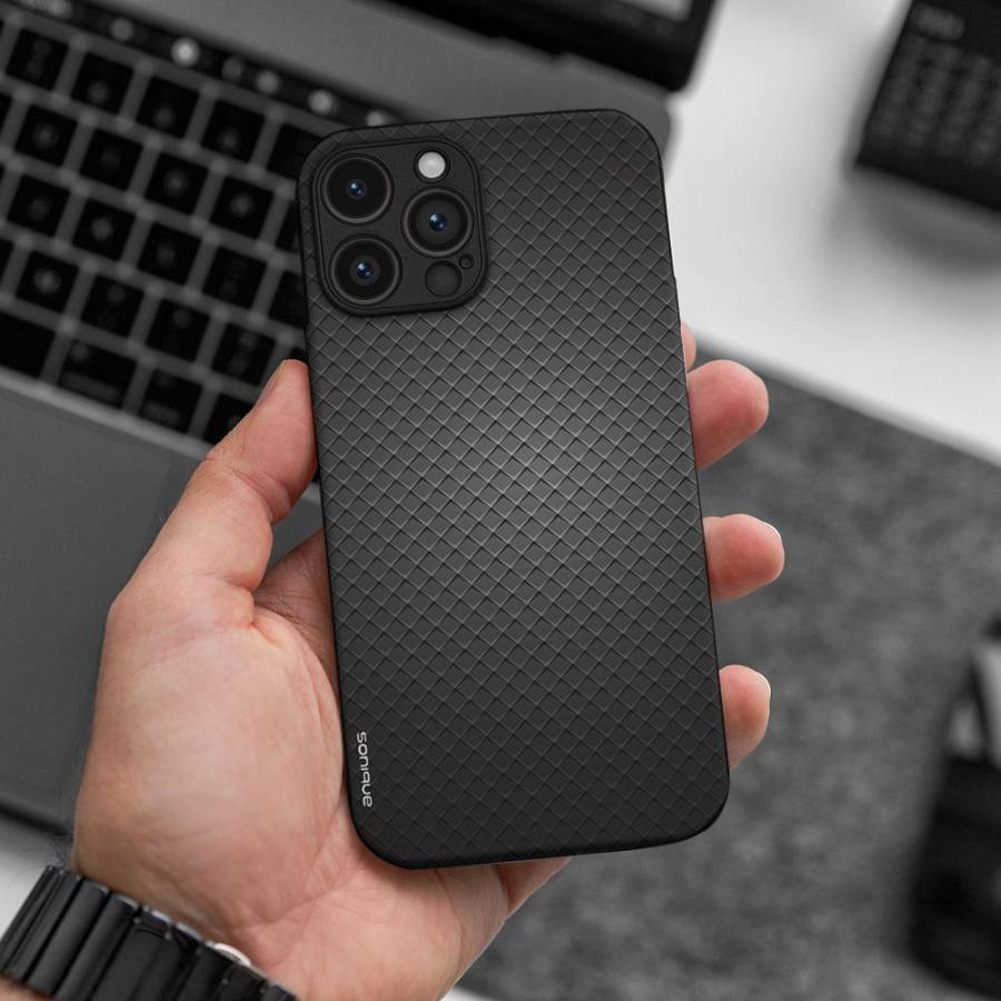 Θήκη Sonique Carbon Series για Xiaomi Redmi Note 11 4G / Redmi Note 11S Γκρι