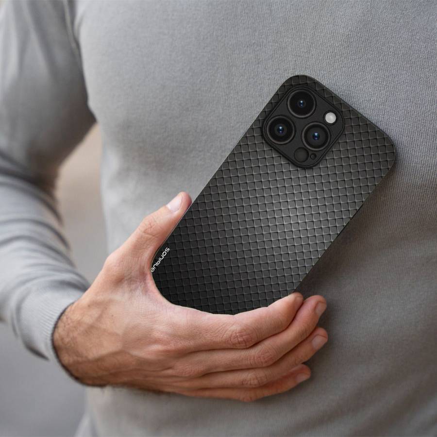 Θήκη Sonique Carbon Series για Xiaomi Redmi Note 11 4G / Redmi Note 11S Γκρι