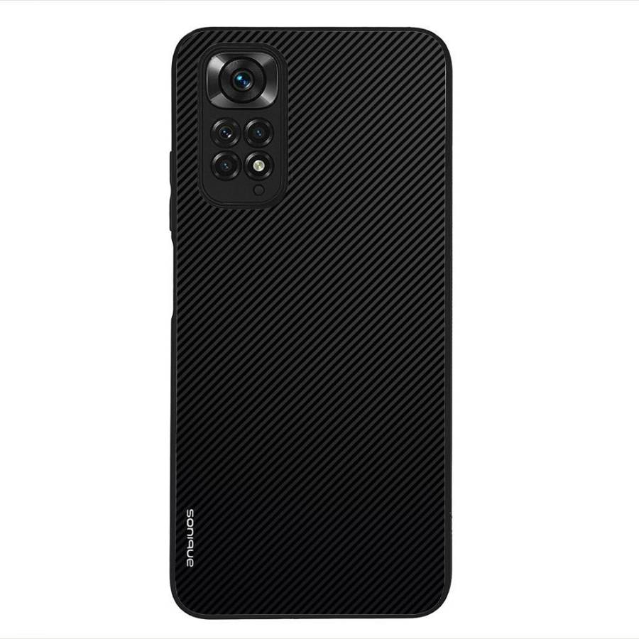 Θήκη Sonique Carbon Series για Xiaomi Redmi Note 11 4G / Redmi Note 11S Μαύρο