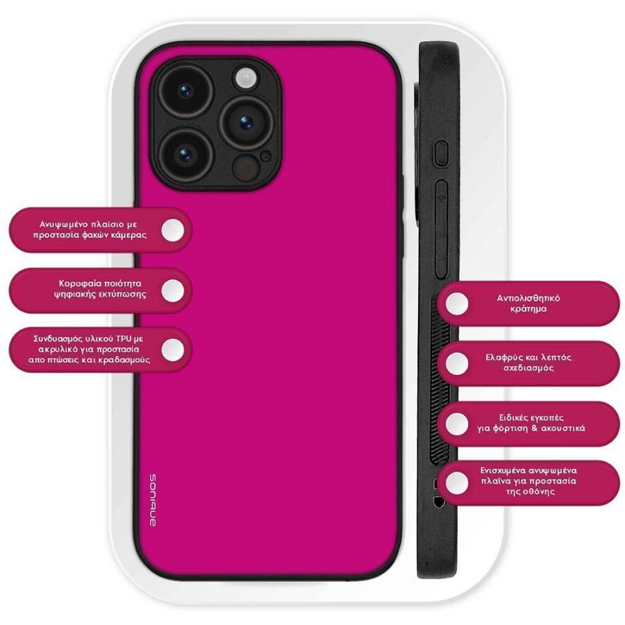 Θήκη Sonique ColorBloc Series για Xiaomi Redmi Note 11 4G / Redmi Note 11S Ματζέντα