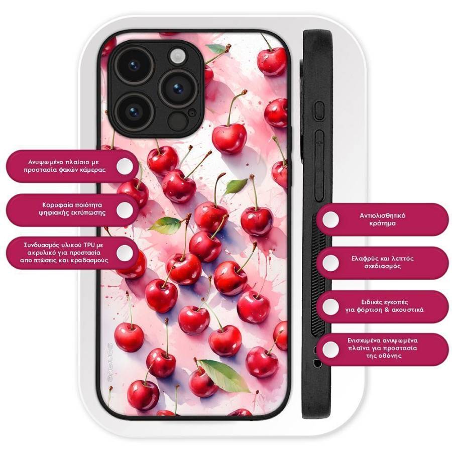 Θήκη Sonique Fruit Series για Xiaomi Redmi Note 11 4G / Redmi Note 11S Κεράσι