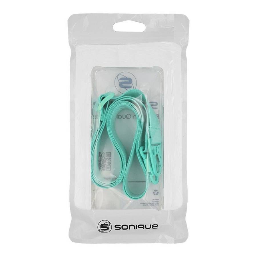 Θήκη Σιλικόνης με Strap Sonique Armor Clear Xiaomi Redmi Note 11 4G / Redmi Note 11S Γαλάζιο