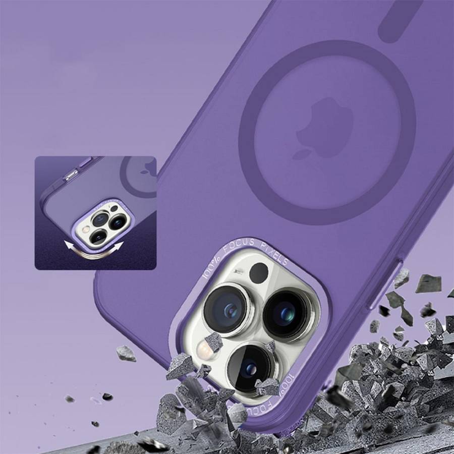 Θήκη Magnetic MagMatte Sonique Apple iPhone 17 Pro Μωβ