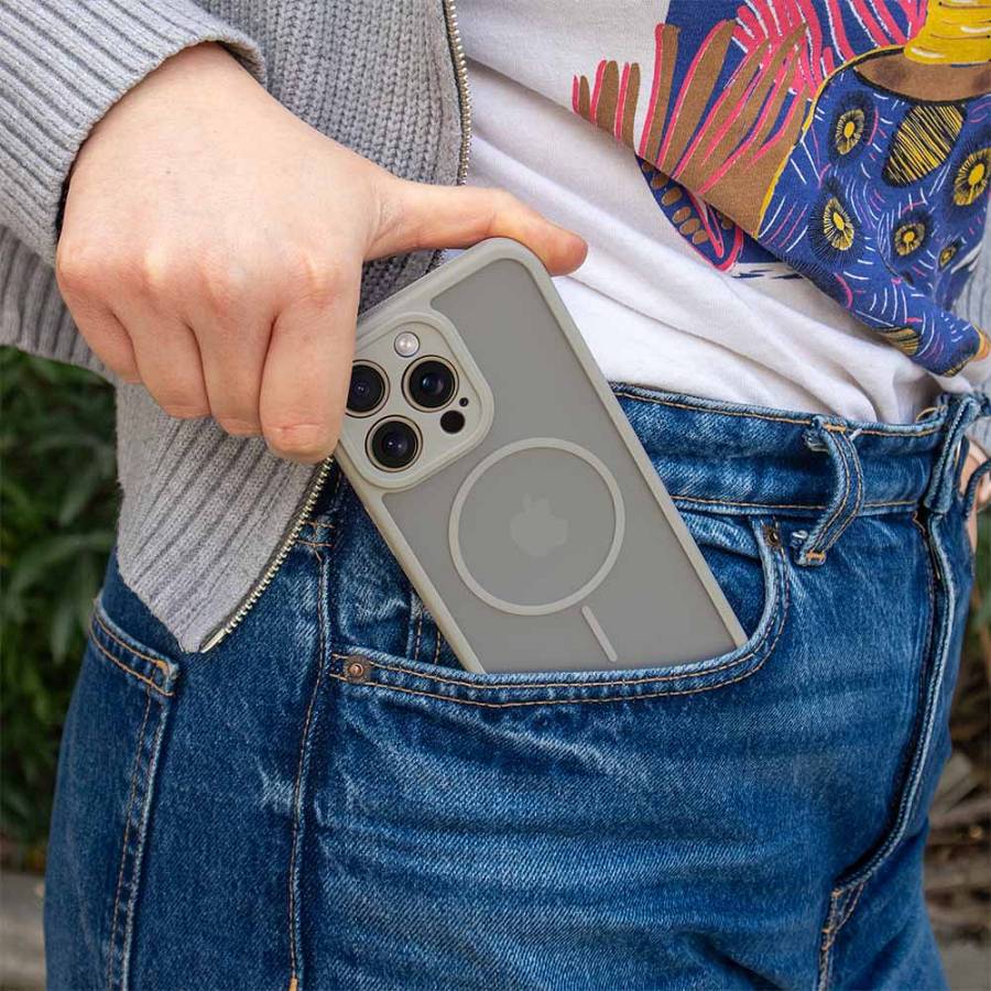 Θήκη Magnetic MagFrost Sonique Apple iPhone 17 Μπεζ