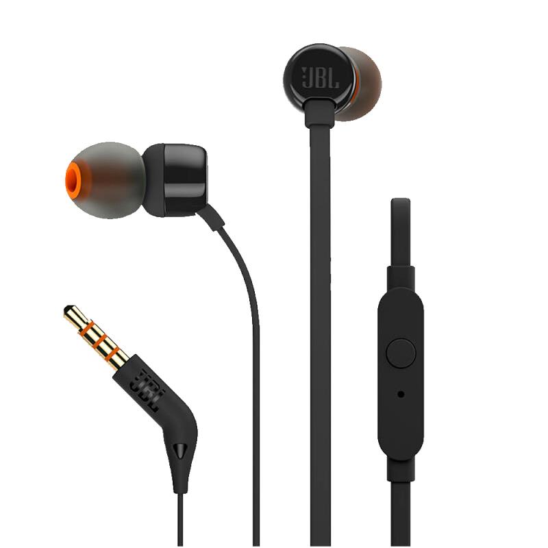 Hands Free Stereo JBL Tune T110 3.5mm Μαύρο