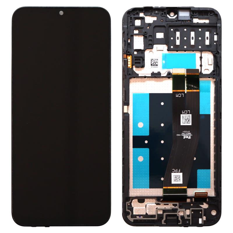 Οθόνη με Touch Screen & Μπροστινή Πρόσοψη Samsung A145R Galaxy A14 4G Μαύρο (Original)