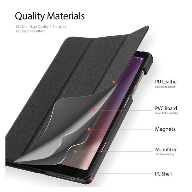 Θήκη TPU Flip Shock Proof Dux Ducis Domo Lenovo Tab M8 8.0 (4th Gen) Μαύρο