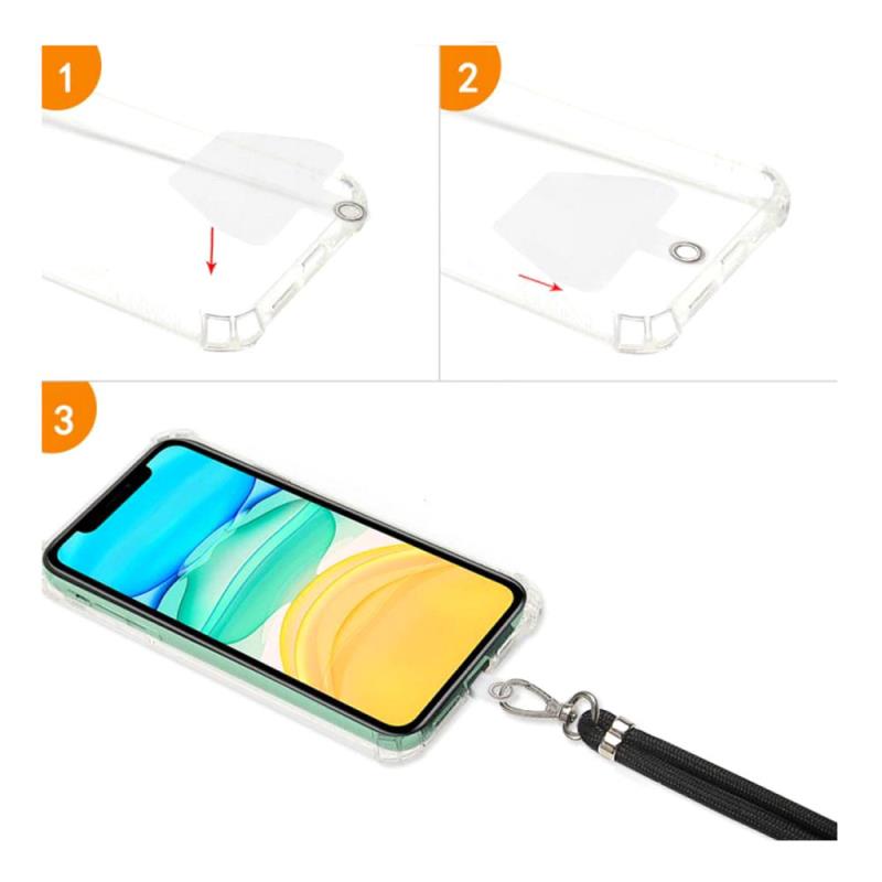 Universal Λουράκι Λαιμού inos για Κινητά Ροζ