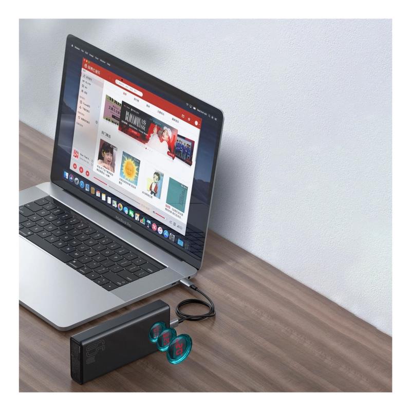 Φορτιστής Ανάγκης Baseus Amblight 65W 30000mAh Λευκό
