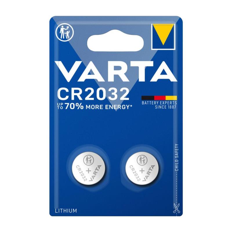 Lithium Button Cells Varta CR2032 (2 τεμ)