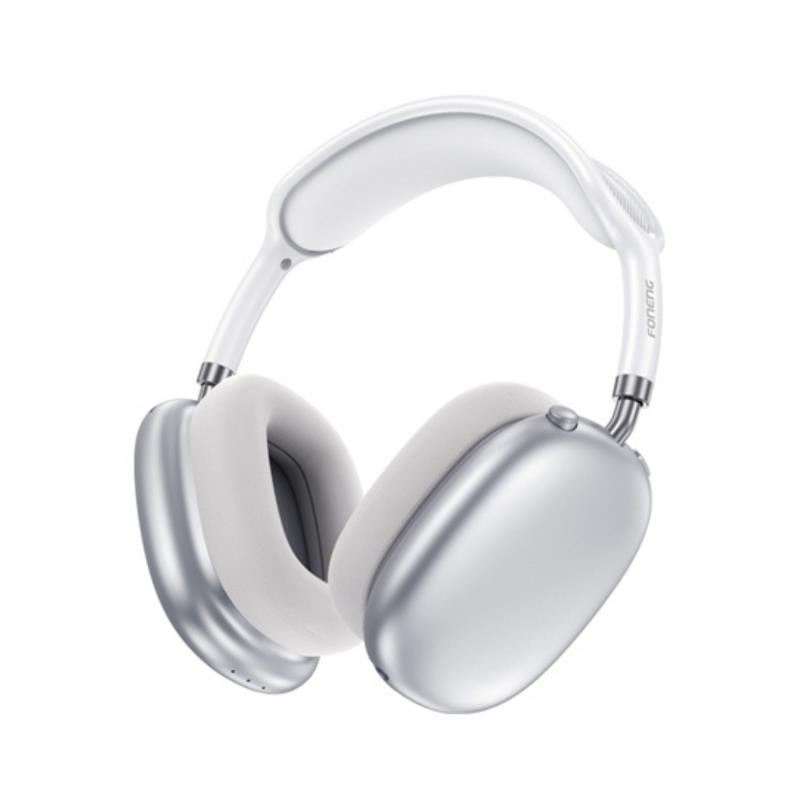 Ασύρματα Ακουστικά Κεφαλής Foneng BL59 ANC Noise Canceling Ασημί