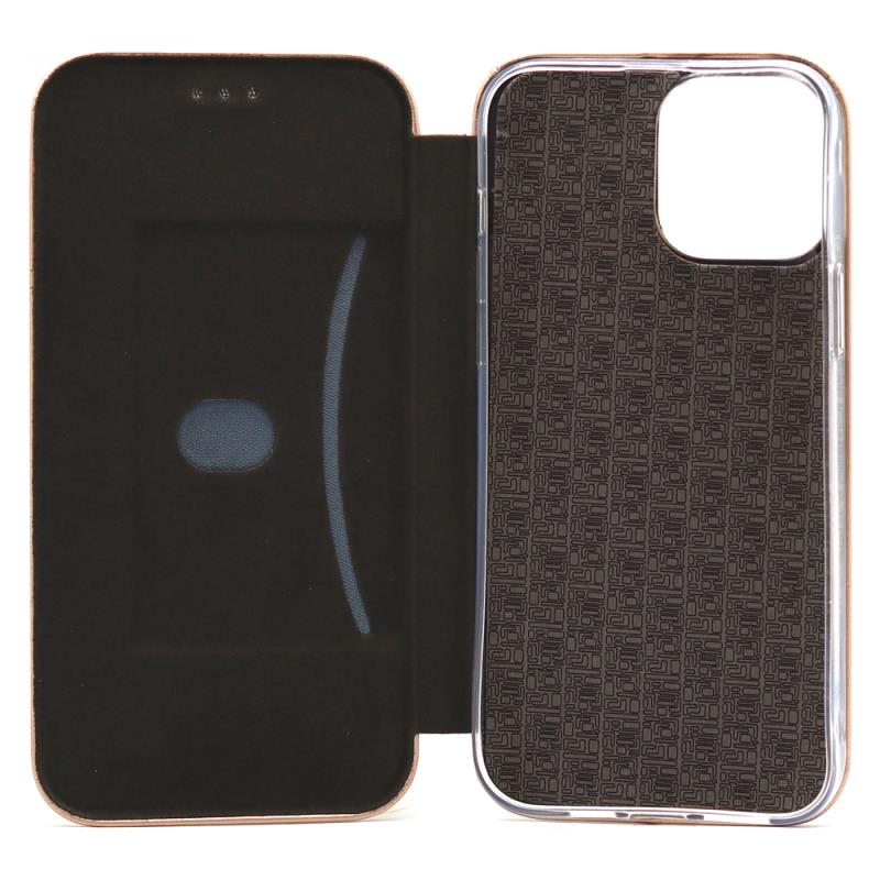 Θήκη Flip Book inos Apple iPhone 13 Pro Max Curved M-Folio Χρυσό