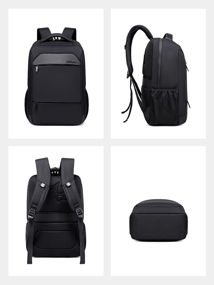 ARCTIC HUNTER τσάντα πλάτης B00111 με θήκη laptop 15.6, 20L, μαύρη B00111-BK