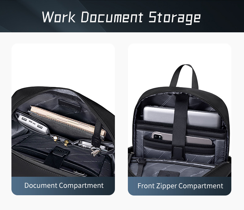 ARCTIC HUNTER τσάντα πλάτης B00811 με θήκη laptop 15.6, 16.5L, χακί B00811-KH