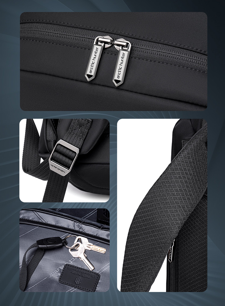 ARCTIC HUNTER τσάντα πλάτης B00811 με θήκη laptop 15.6, 16.5L, χακί B00811-KH