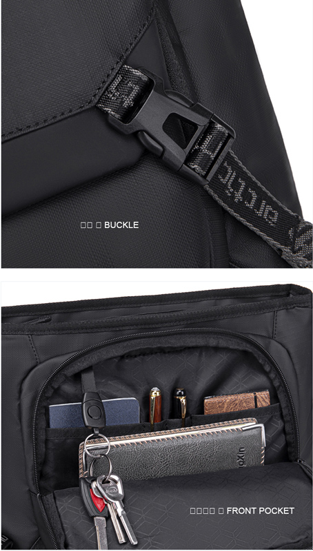 ARCTIC HUNTER τσάντα ώμου K00528 με θήκη tablet, 10L, μαύρη K00528-BK