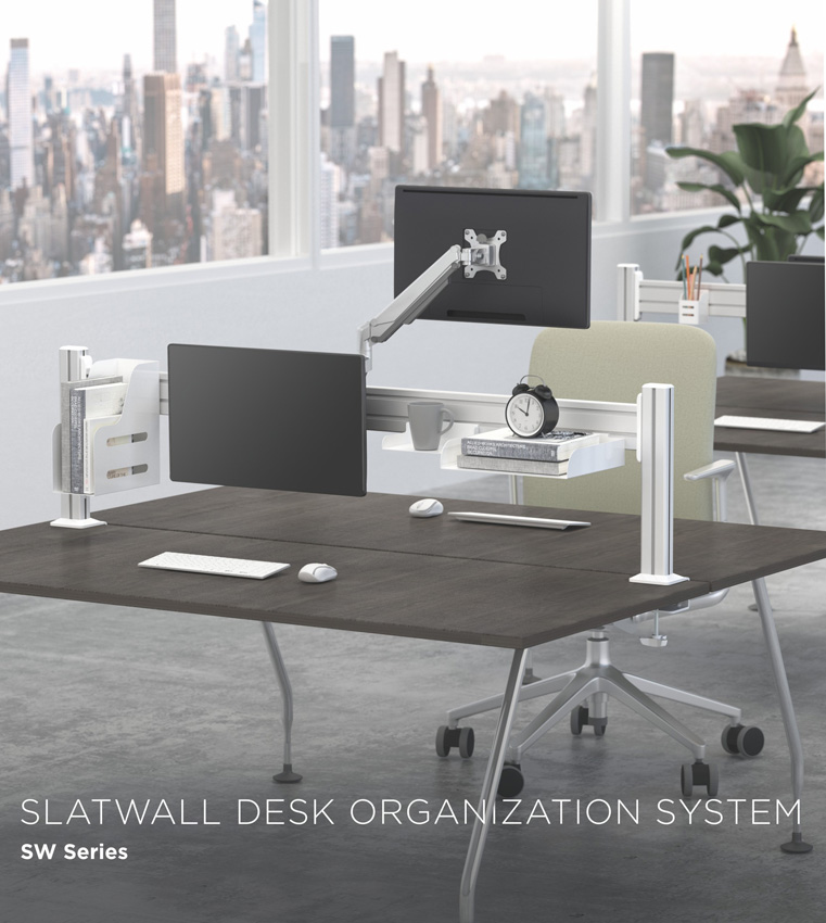 BRATECK 2x βάσεις στήριξης πάνελ SW02-4, SW series, για τοίχο SW02-4