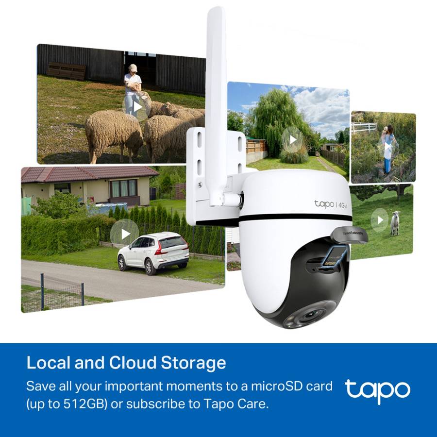 TP-LINK smart κάμερα Tapo C501GW, 1080p, 4G, PTZ, IP66, V2.0 TAPO-C501GW