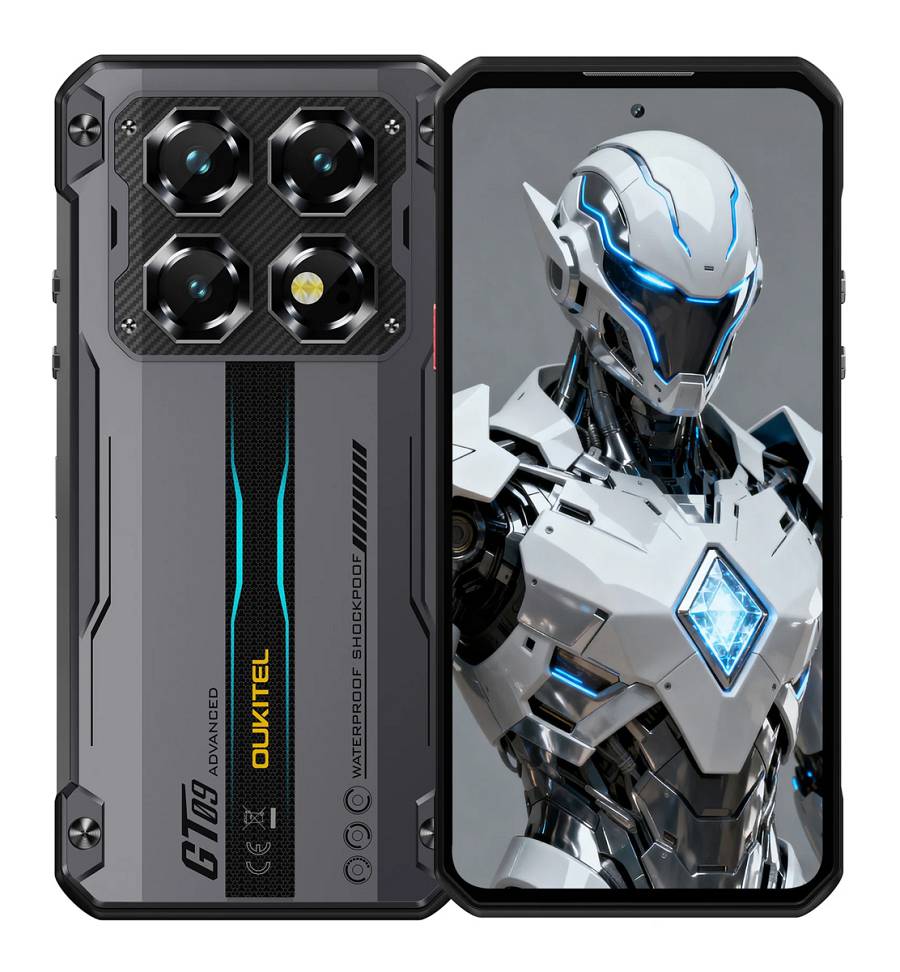 OUKITEL smartphone WP60, 7.2, 8/256GB, 5G, 10000mAh, IP68/IP69K/MIL-STD-810H, μαύρο WP60-BK