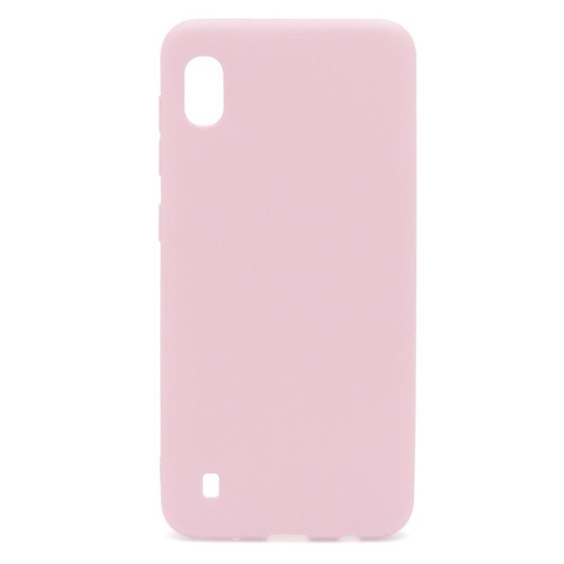 Θήκη Soft TPU inos Samsung A105F Galaxy A10 S-Cover Dusty Ροζ