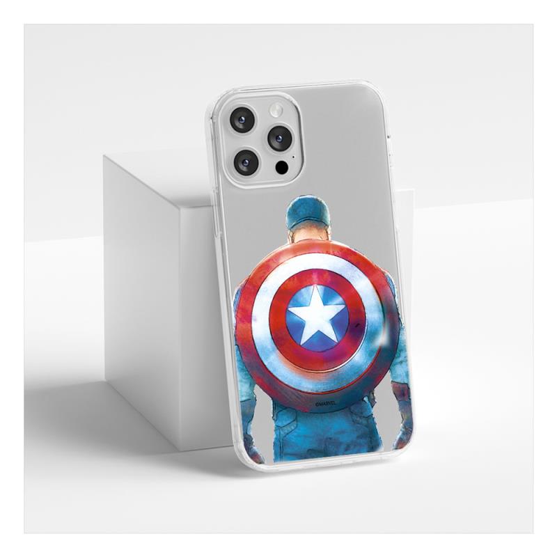 Θήκη Soft TPU Marvel Captain America 002 Apple iPhone 15 Pro Διάφανο