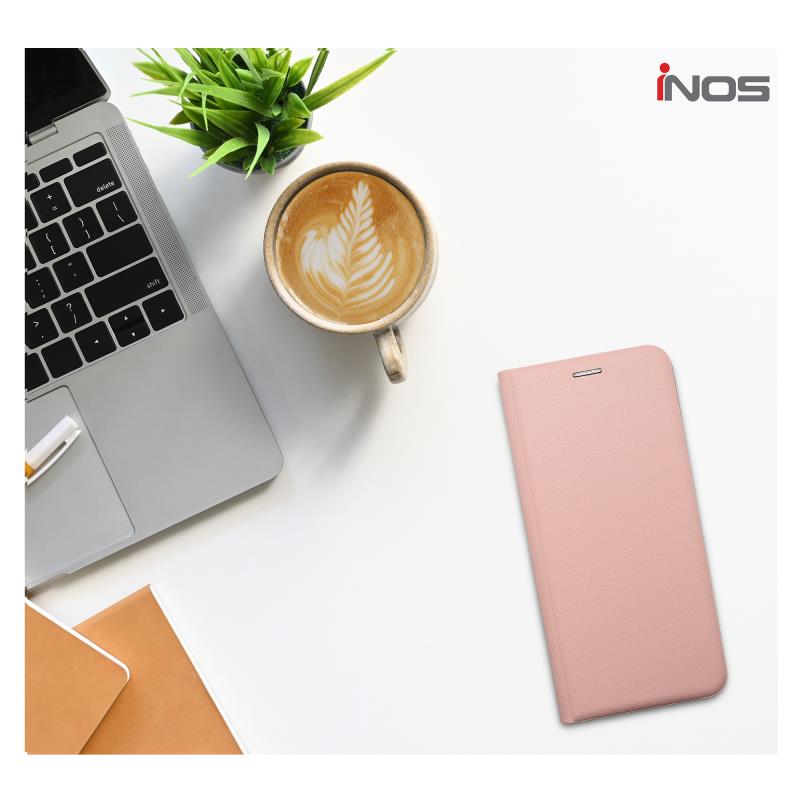 Θήκη Flip Book inos Samsung A175 Galaxy A17/ A176 Galaxy A17 5G Foldio Ροζ