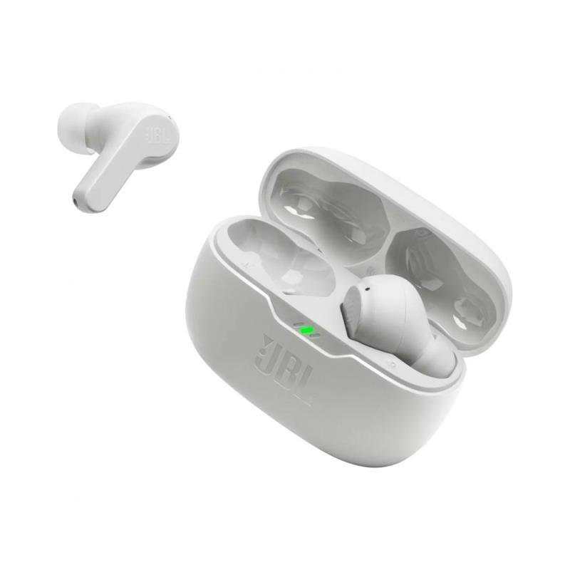 True Wireless Ακουστικά Bluetooth JBL Wave Beam Λευκό