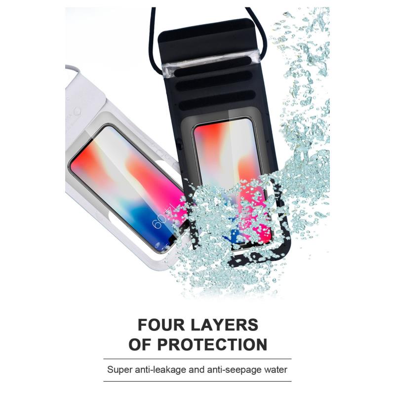 Waterproof Θήκη Devia EL158 Strong για Smartphones έως 6.9 Μαύρο