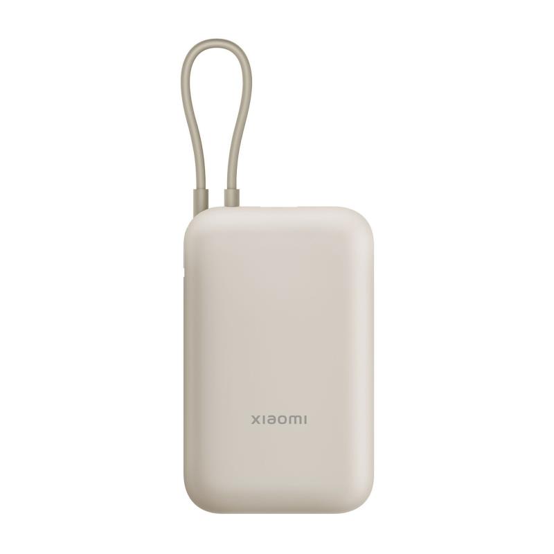 Φορτιστής Ανάγκης Ταχείας Φόρτισης Xiaomi BHR9072GL 22.5W 10000mAh με Ενσωματωμένο Καλώδιο Μπεζ