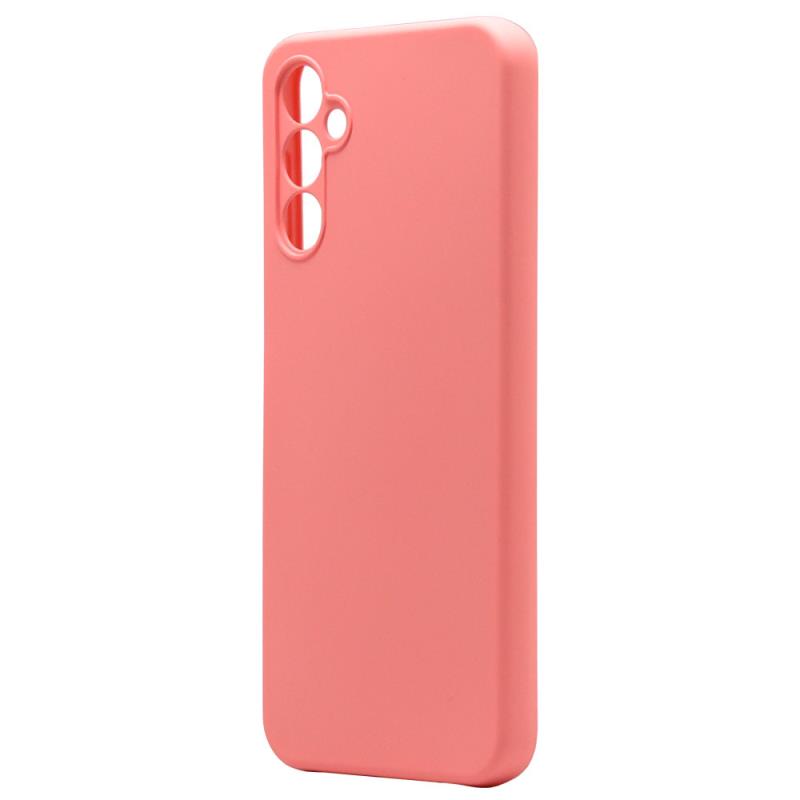 Θήκη Liquid Silicon inos Samsung A145R Galaxy A14 4G/ A146P Galaxy A14 5G L-Cover Ροζ