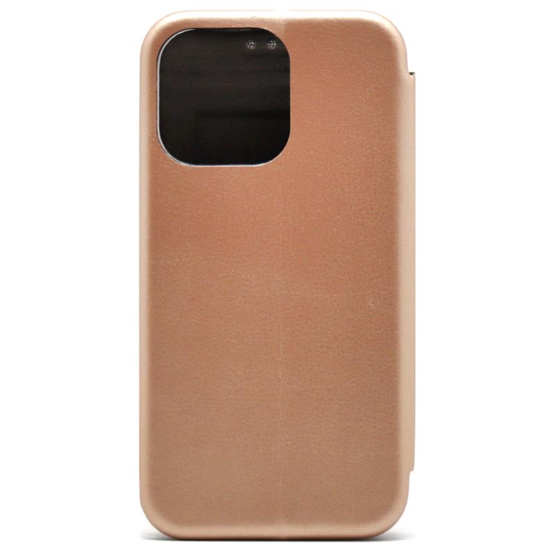 Θήκη Flip Book inos Apple iPhone 13 Pro Curved M-Folio Χρυσό
