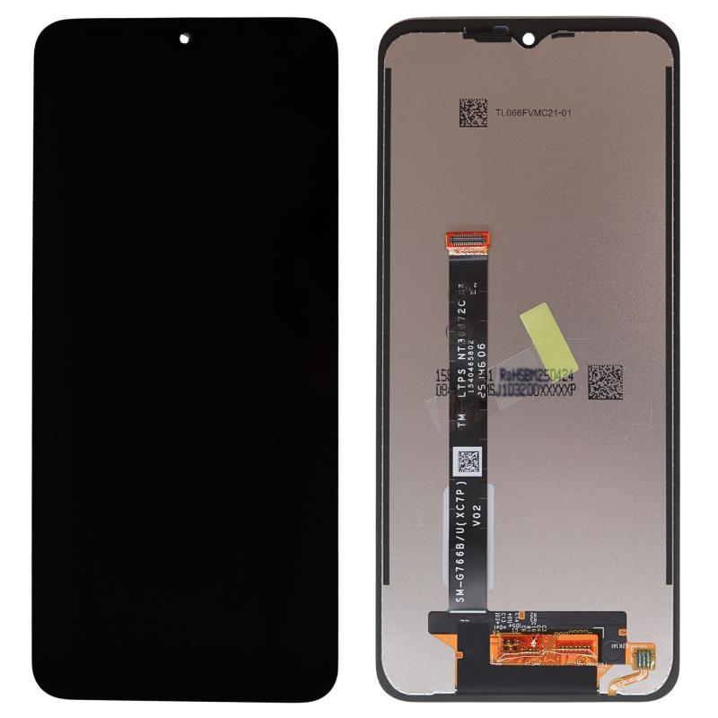 Οθόνη με Touch Screen Samsung G766B Galaxy Xcover 7 Pro Μαύρο (Original)