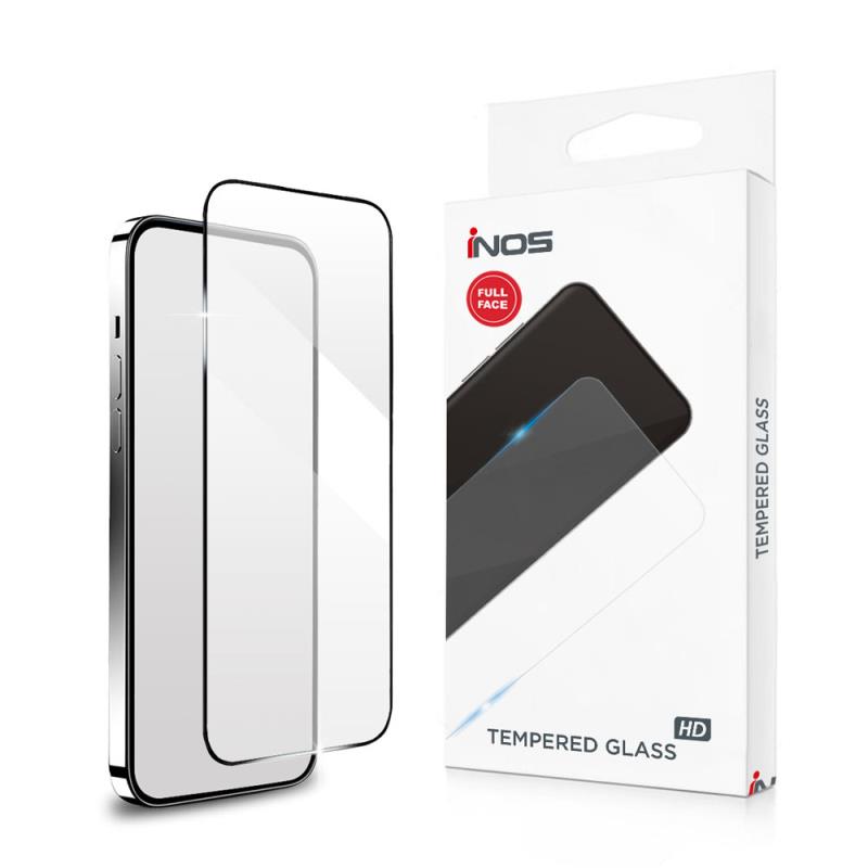 Tempered Glass Full Face inos 0.33mm Honor X7d 4G Μαύρο