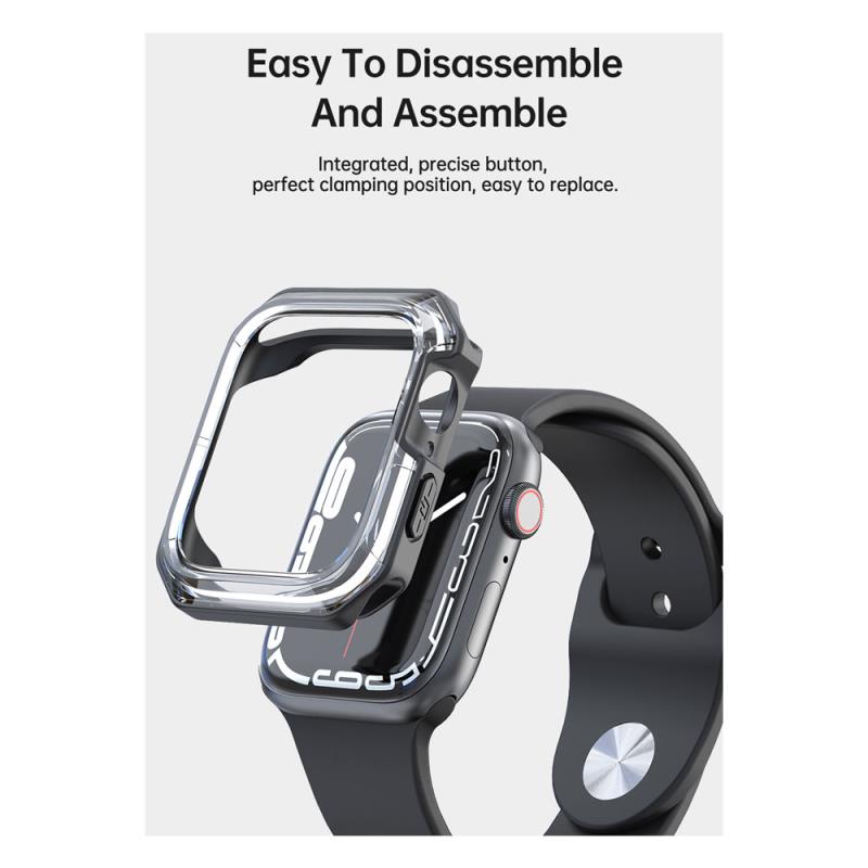 Θήκη TPU & PC Devia Sport Apple Watch 4/ 5/ 6/ SE 40mm Shock Proof Σκούρο Μπλε