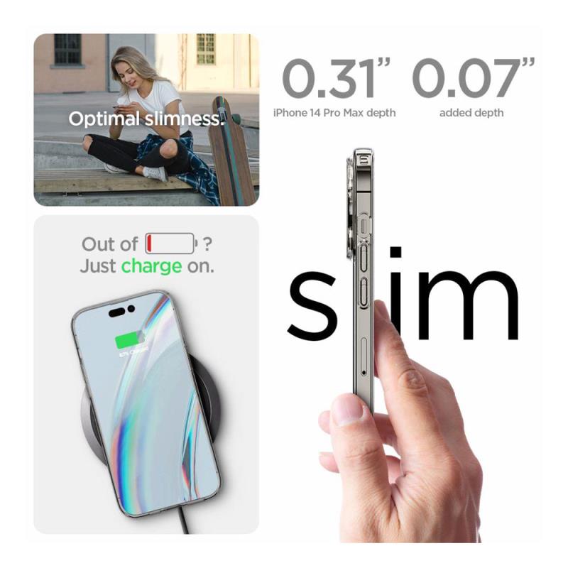 Θήκη TPU Spigen Liquid Crystal (1 τεμ.) & Tempered Glass TR Slim (2 τεμ.) Apple iPhone 14 Pro Crystal Pack Διάφανο